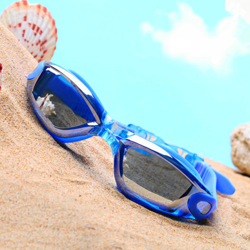 Kính Bơi Người Lớn Tráng Gương KAW Kèm Mũ Bơi Và Bịt Tai Kẹp Mũi Cho Nam Nữ, Cho Bé Trẻ Em