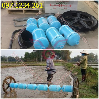 Máy sạ lúa thủ công 6 trống kéo thẳng hàng vinmax tại tp.phủ lý - hà nam