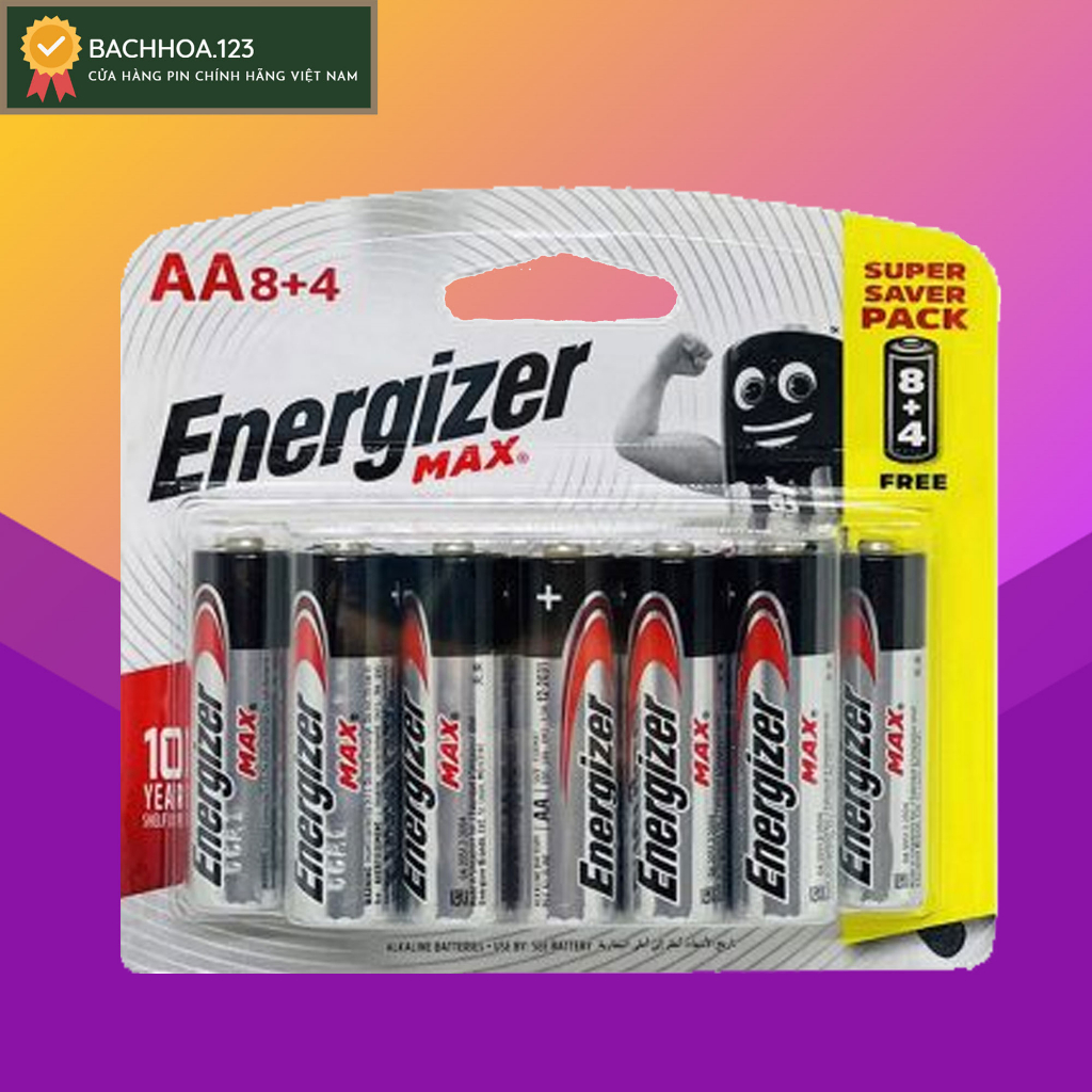 Pin Tiểu AA Energizer Alkaline