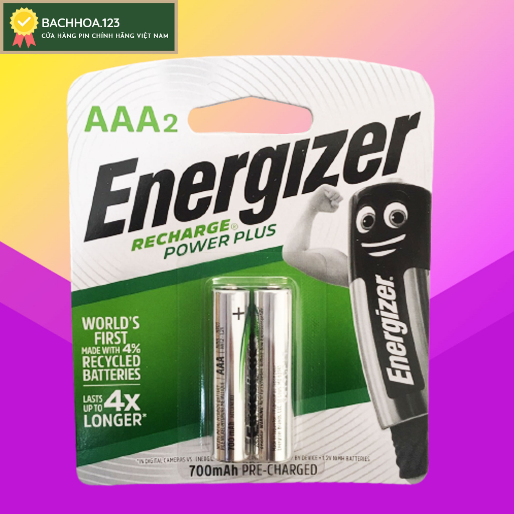 PIN SẠC AA,AAA ENERGIZER 2300mah, 2000mah, 800mah, 700mah.