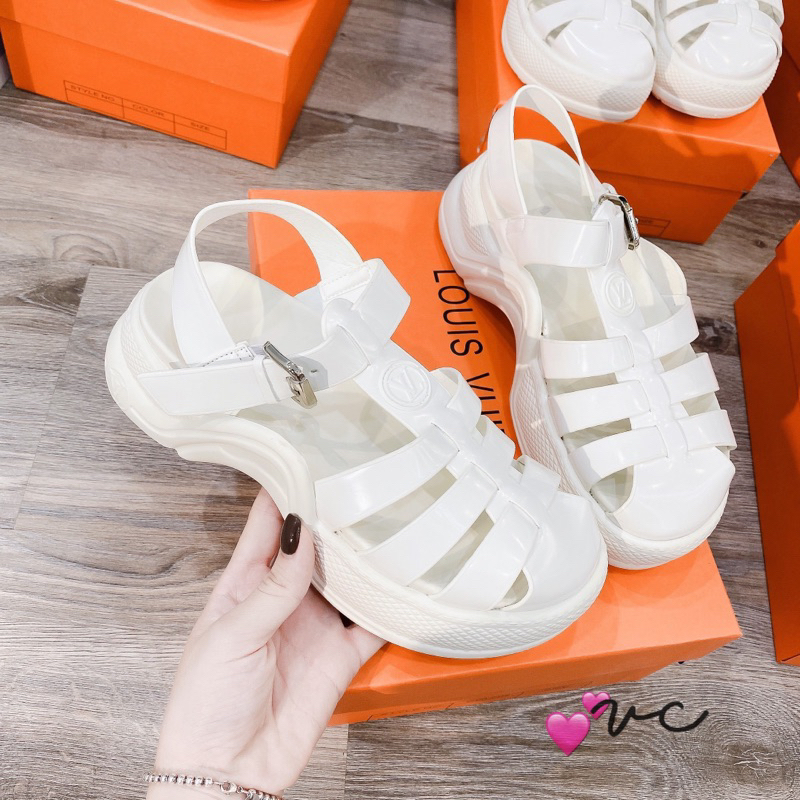 Sandal rọ LV hàng QC fullbox - Kèm video thật