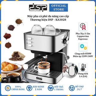 Máy pha cà phê đa năng KA3028.Thương hiệu cao cấp DSP - Hàng Chính Hãng