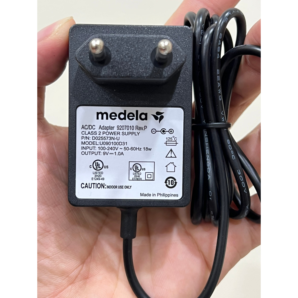 Dây sạc máy hút sữa medela pump 9VDC