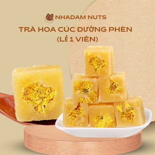 1 viên trà hoa cúc đường phèn - mật ong thanh nhiệt mát gan - lẻ 1 viên