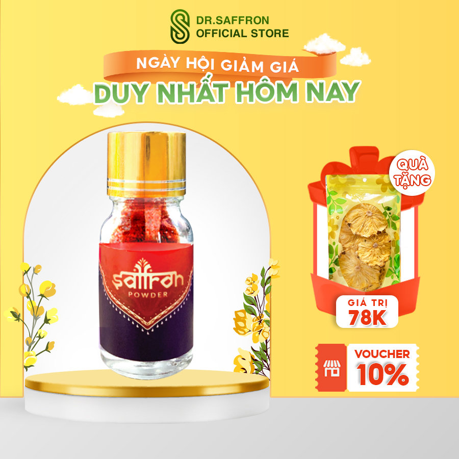 Bột Nhụy Hoa Nghệ Tây SAFFRON BAHRAMAN 1Gr