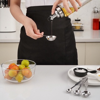 Bộ thìa đong làm bằng Inox 4 chi tiết