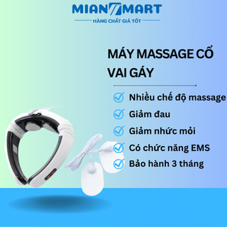 Máy massage cổ - Máy massage cầm tay - Có chức năng matxa EMS thư giãn cơ thể - BH 3 tháng - Mian Mart