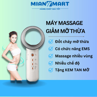 Máy massage giảm mỡ và làm đẹp cầm tay 3 trong 1, mat xa bụng - Máy massage đa năng EMS - Mian mart