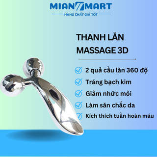 Cây lăn massage mặt 3D nâng cơ giảm nếp nhăn hiệu quả - xoay 360 độ - Mian Mart