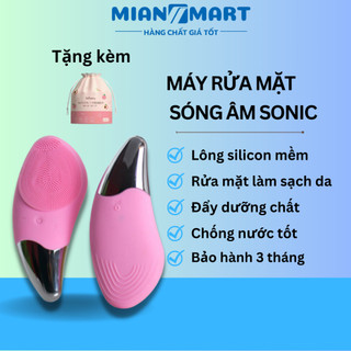 Máy rửa mặt cao cấp Sonic - máy rửa mặt massage nâng cơ mặt tẩy tế bào chết làm sạch MIAN MART