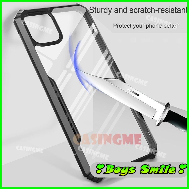 Ốp chống sốc dẻo viền đen cho Realme C33 C30 C30S lưng trong suốt bảo vệ cụm Camera