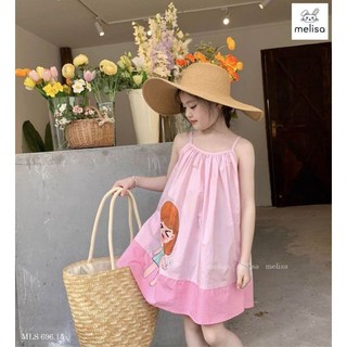 Váy dây hồng melisa