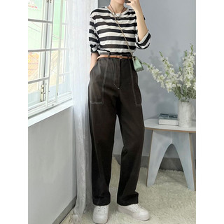 quần kaki rêu eo 80-86
