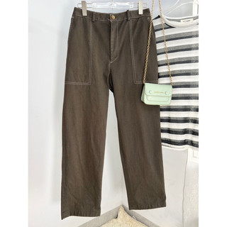 quần kaki rêu eo 80-86