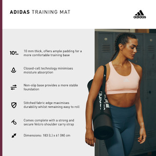 THẢM THỂ DỤC ADIDAS ADMT-12235 (TẶNG KÈM TÚI ĐỰNG THẢM)