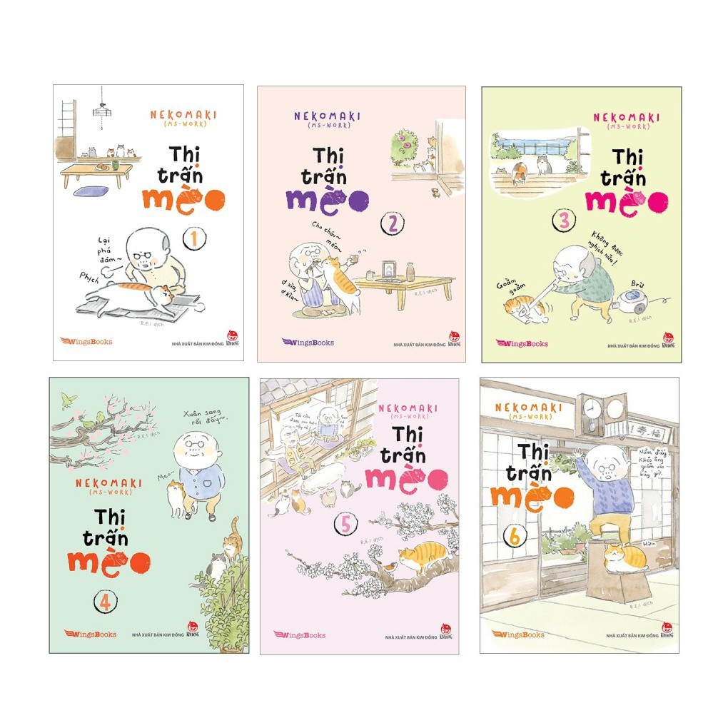 Truyện Tranh - Combo 8 cuốn Thị Trấn Mèo - Kim Đồng