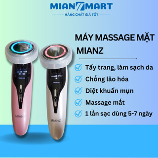 Máy matxa mặt MIANZ 5 trong 1 điện di tinh chất  MIANZ - máy massage ion cầm tay Mianmart