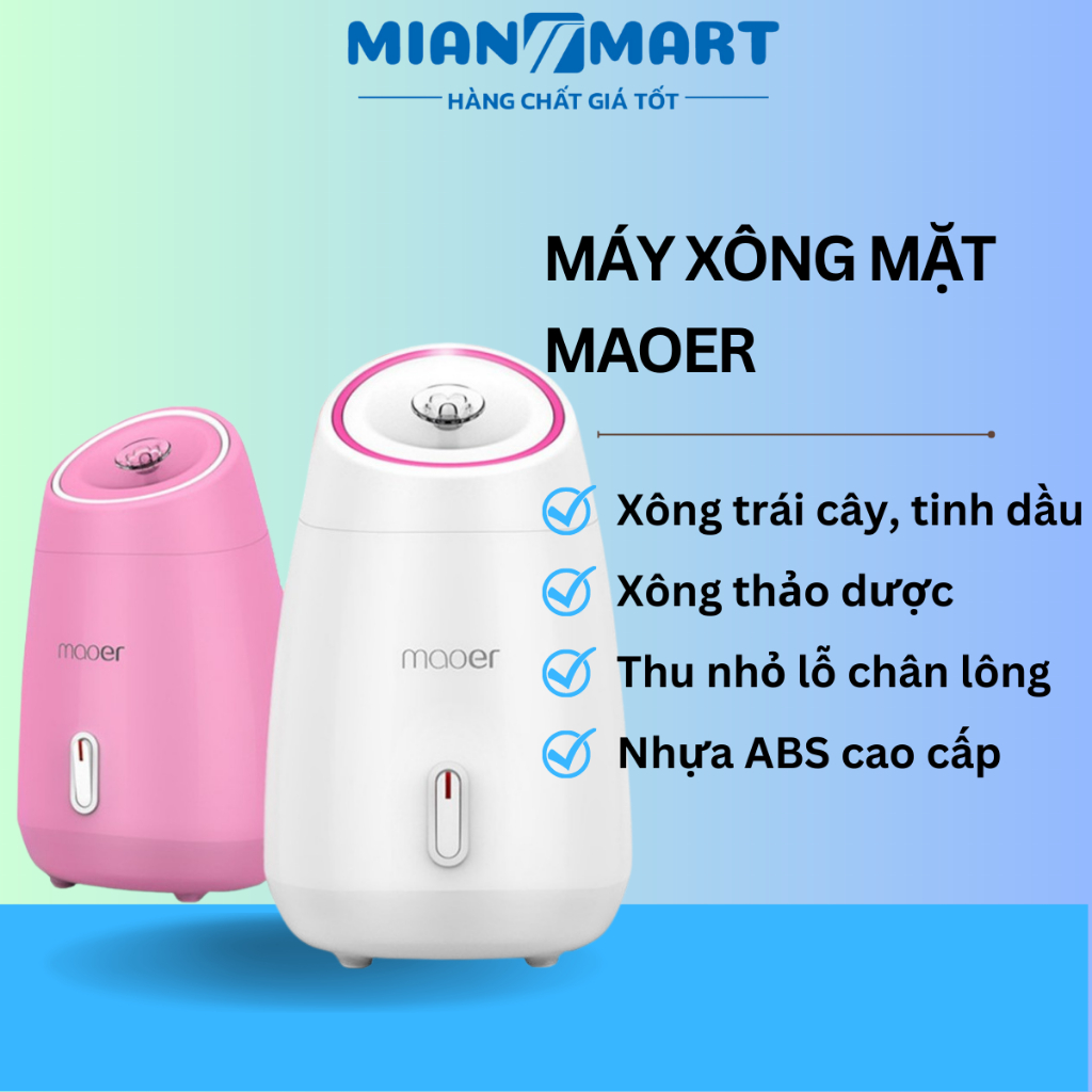 Máy xông da mặt thảo dược hoa quả tươi tự động 2 in 1 Maoer – MIAN MART