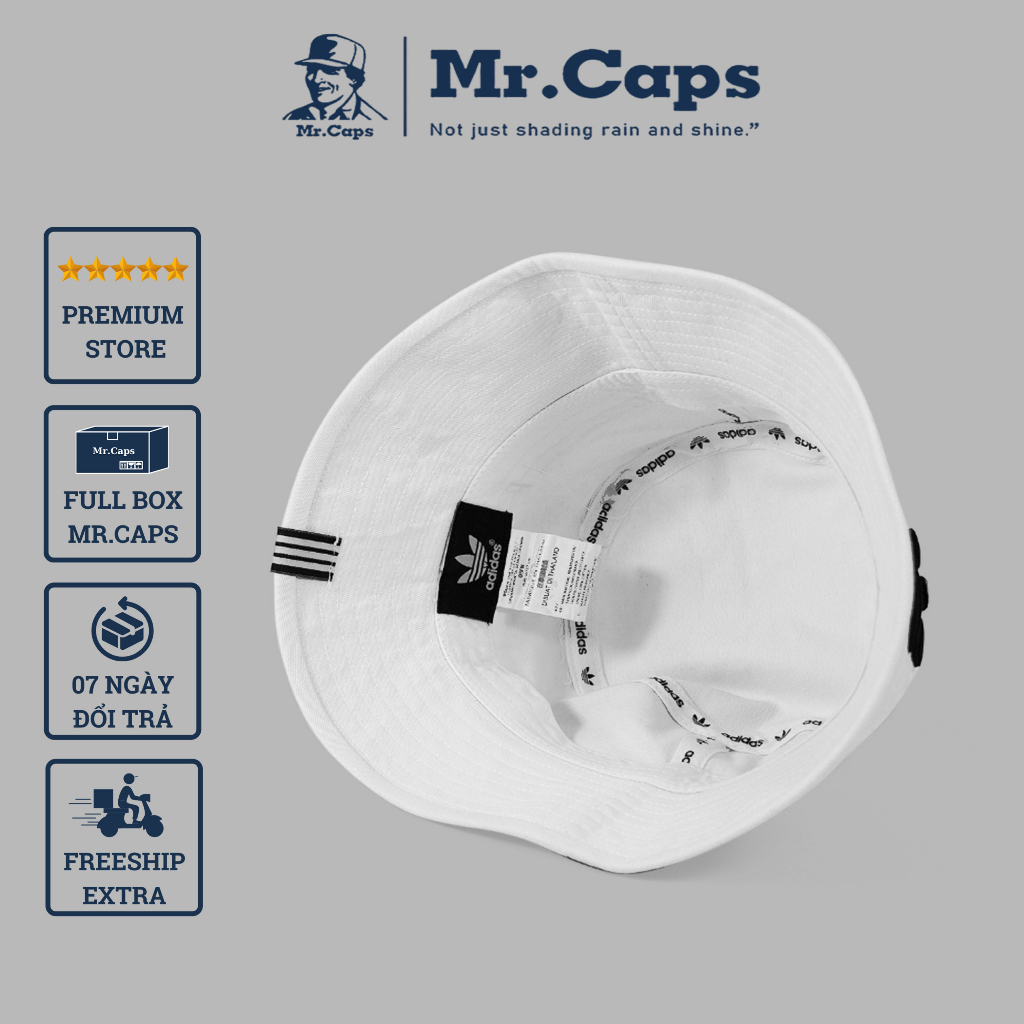 Nón bucket vành adidas vnxk - Mũ bo vành thời trang cao cấp phong cách thể thao form unisex FullBox Mrcap Store