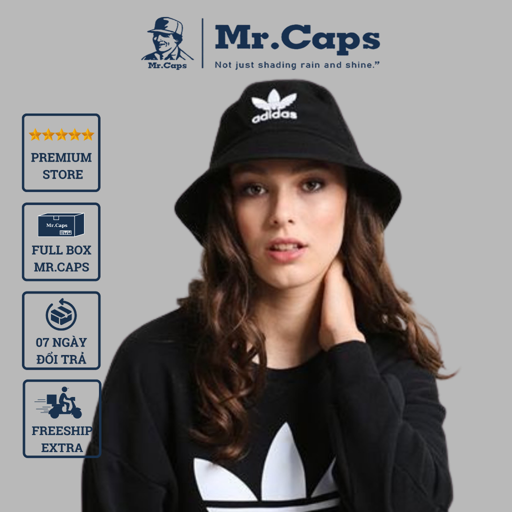 Nón bucket vành adidas vnxk - Mũ bo vành thời trang cao cấp phong cách thể thao form unisex FullBox Mrcap Store