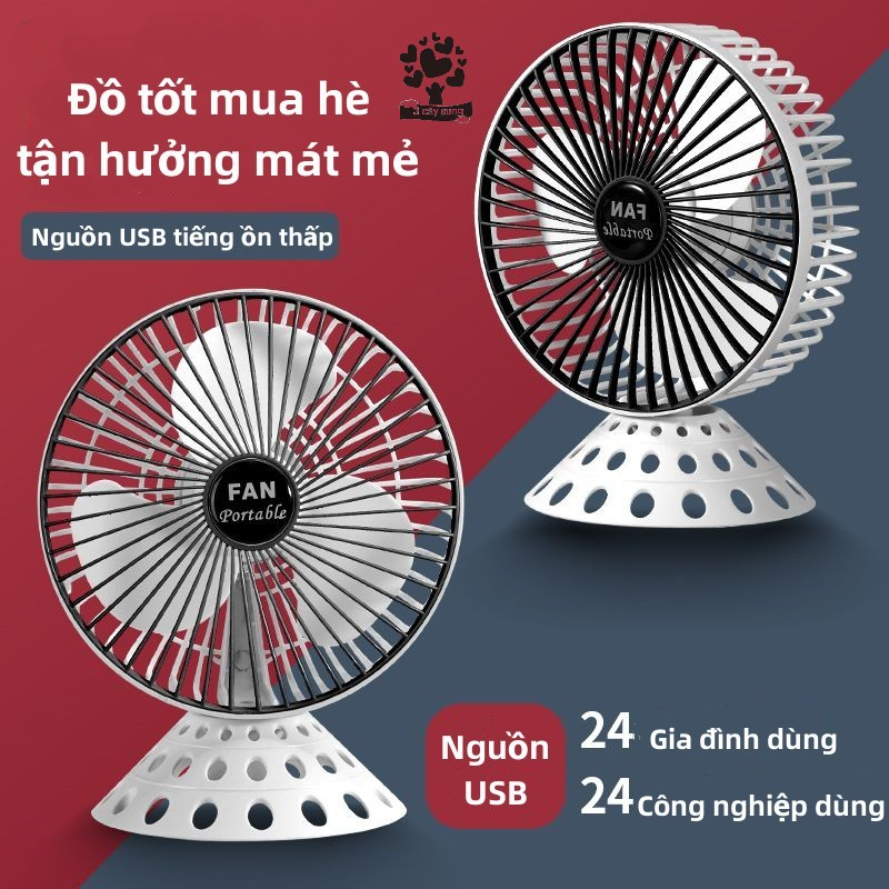 Quạt Để Bàn Gió Mạnh USB/ Quạt Điện Ký Túc Xá /Văn Phòng /Để Bàn Quạt Nhỏ /Tiện dụng