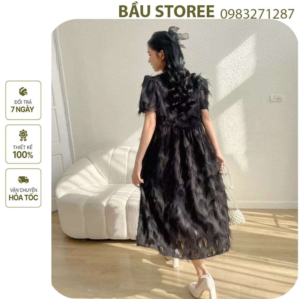 V0404 VÁY BẦU CÔNG SỞ ĐẸP SANG CHẢNH-ĐẦM BẦU DỰ TIỆC THIẾT KẾ BABAY SUÔNG ĐUÔI CÁ LÔNG ĐẸP