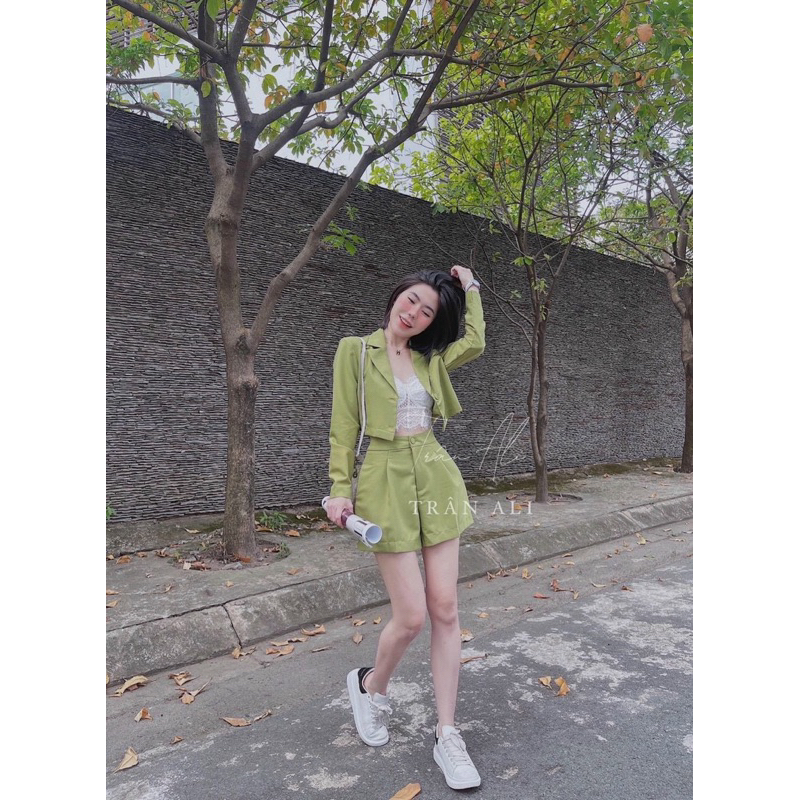 Set Áo Vét Kèm Quần Short Mẫu Mới Hè 2023 CC0012