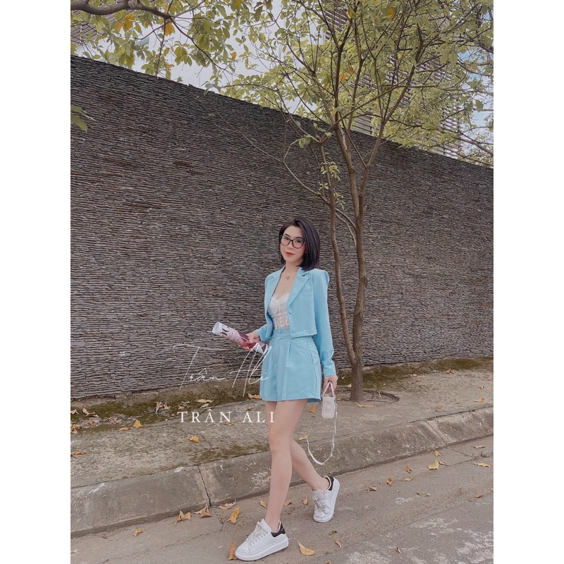 Set Áo Vét Kèm Quần Short Mẫu Mới Hè 2023 CC0012