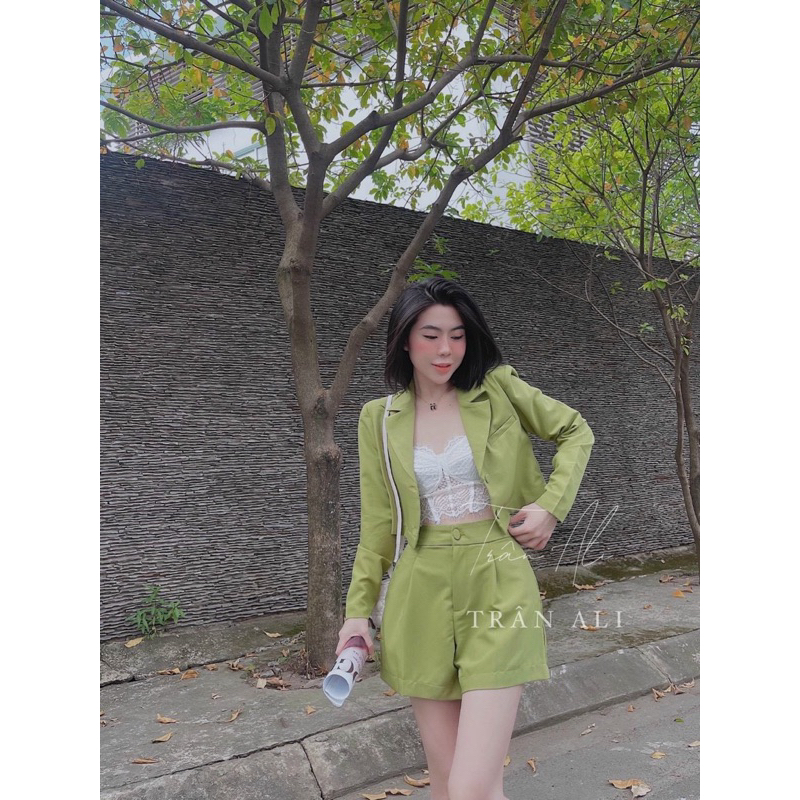 Set Áo Vét Kèm Quần Short Mẫu Mới Hè 2023 CC0012