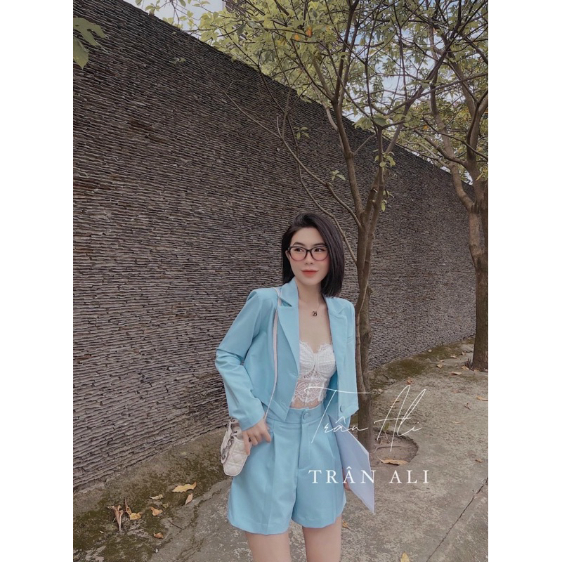 Set Áo Vét Kèm Quần Short Mẫu Mới Hè 2023 CC0012