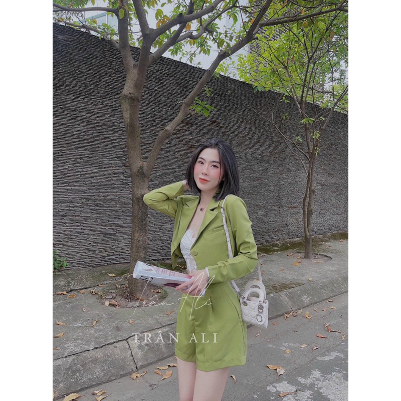 Set Áo Vét Kèm Quần Short Mẫu Mới Hè 2023 CC0012