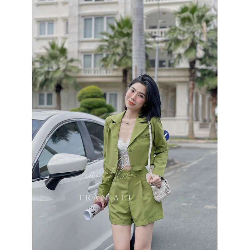 Set Áo Vét Kèm Quần Short Mẫu Mới Hè 2023 CC0012