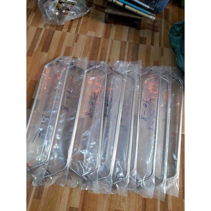 Vành Vợt Cá Inox, Vành Vợt Tam Giác Săn Hàng Siêu Bền Size 60,70,80cm Ren Ốc 8