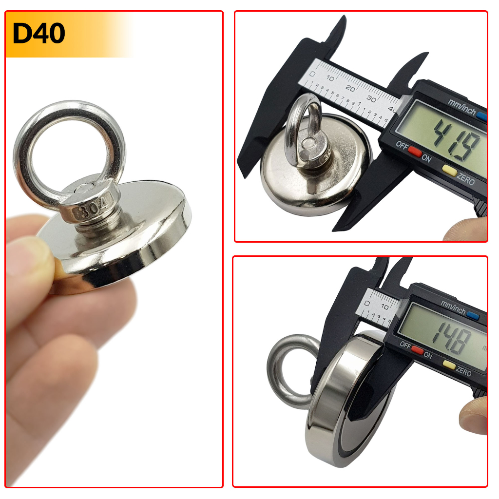 Nam châm cứu hộ siêu mạnh có móc treo