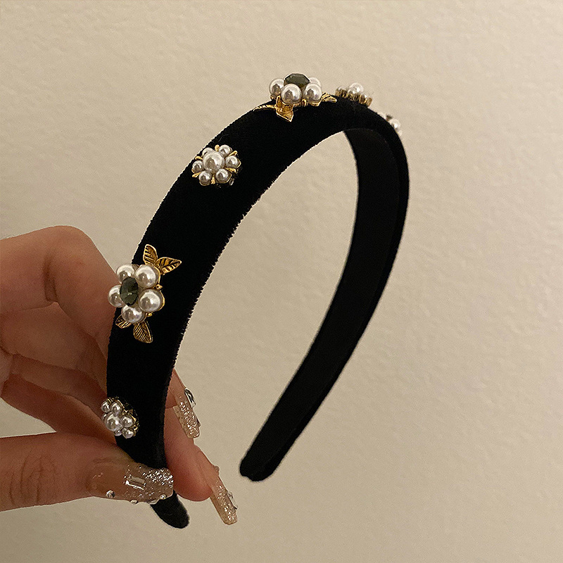 Băng đô cài tóc Thiết Kế đính Hoa Cao Cấp Kiểu pháp Tinh Tế