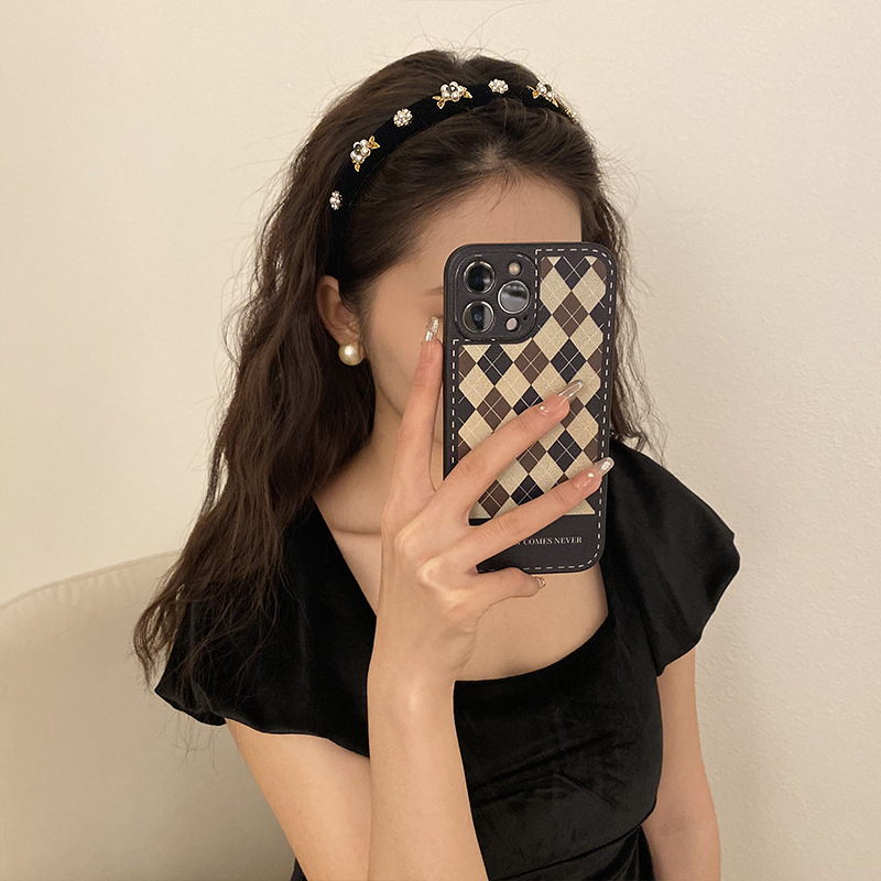 Băng đô cài tóc Thiết Kế đính Hoa Cao Cấp Kiểu pháp Tinh Tế