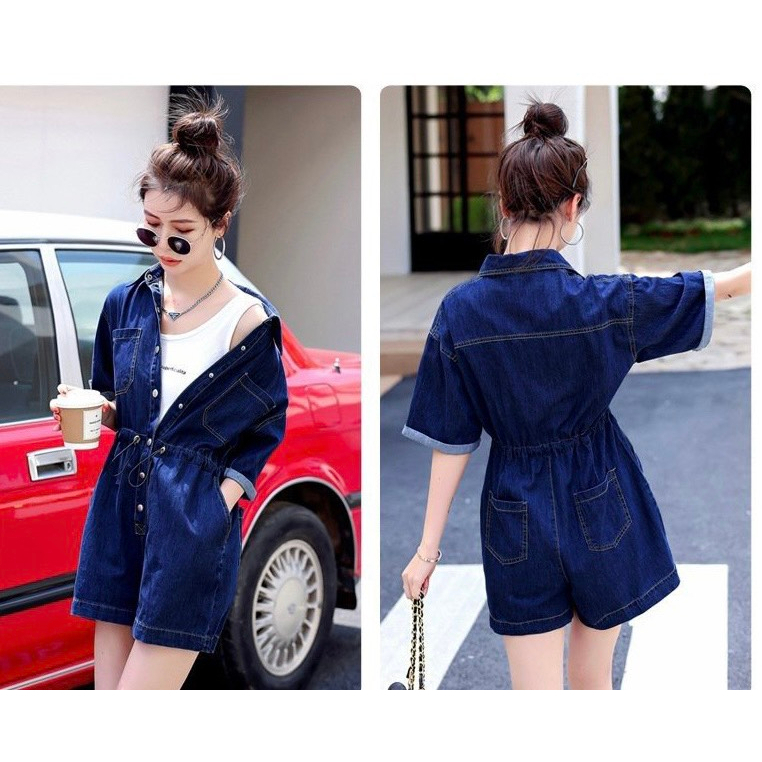JUMPSUIT DENIM QUẦN SHORT, SÉT BỘ JEAN