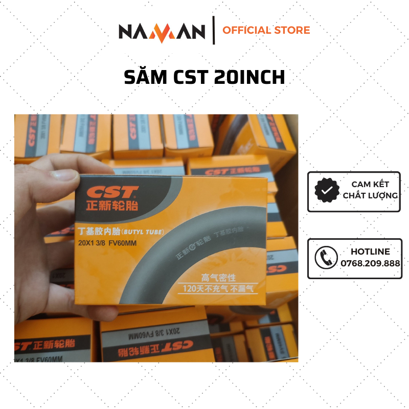 Săm CST 20inch Sv Fv các loại, phụ kiện ruột xe đạp