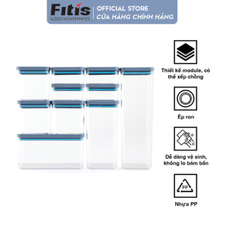 Hộp thực phẩm fitis nora large set - 10 hộp