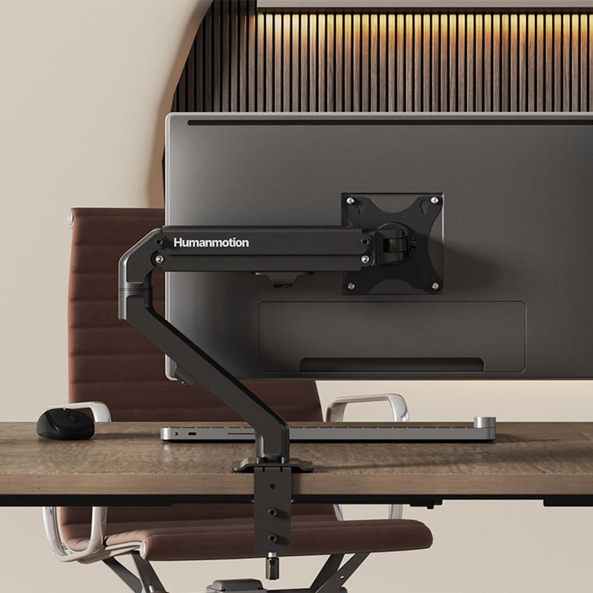 Giá treo màn máy tính Human Motion T6 Dễ dàng set up bàn làm việc theo ý thích của mình một cách hợp lý nhất.