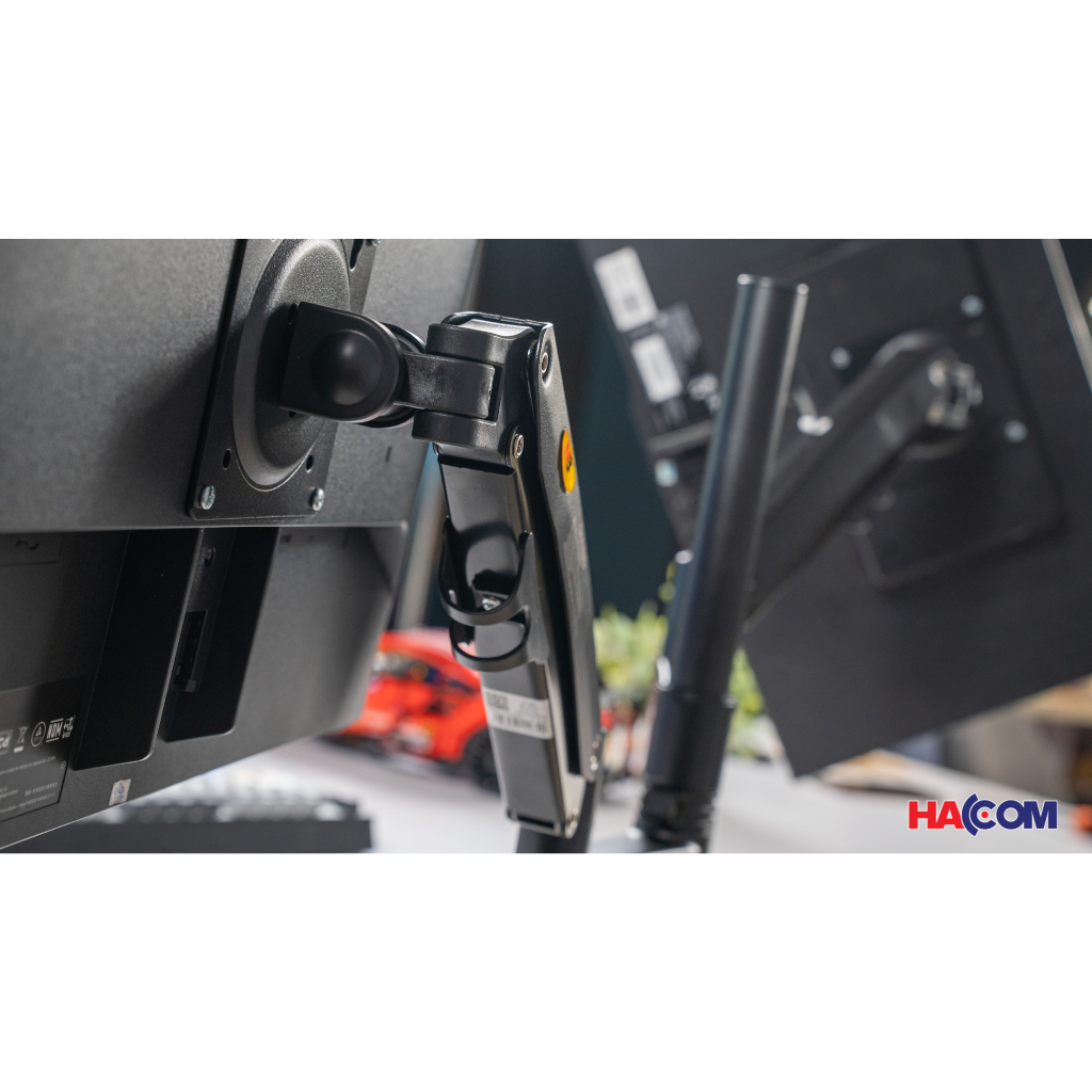 Giá đỡ 2 màn hình máy tính gắn cạnh bàn North Bayou H180  tết kiệm tối đa không gian sống