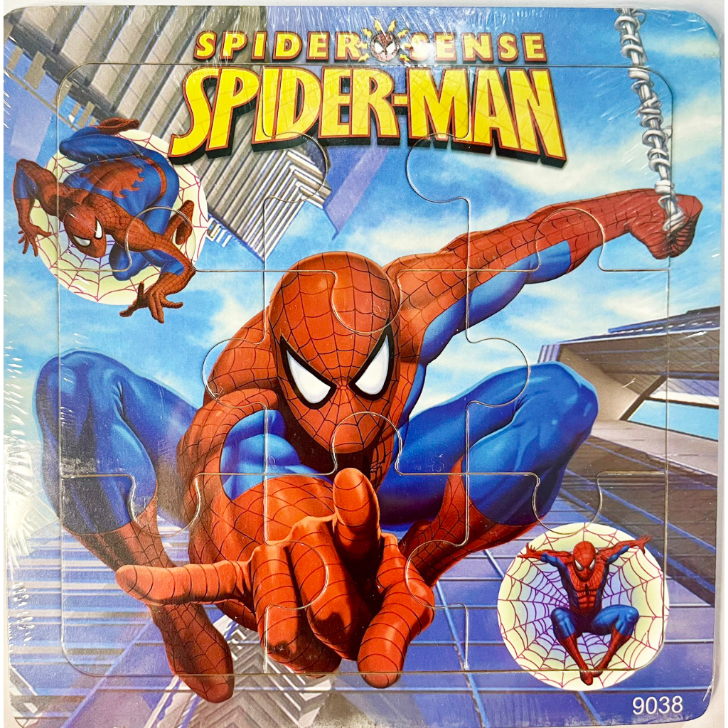 Tranh Ghép Hình Người Nhện Spider Man-Siêu Nhân 9 40 60 80 100 Mảnh, Xếp Hình Siêu Nhân