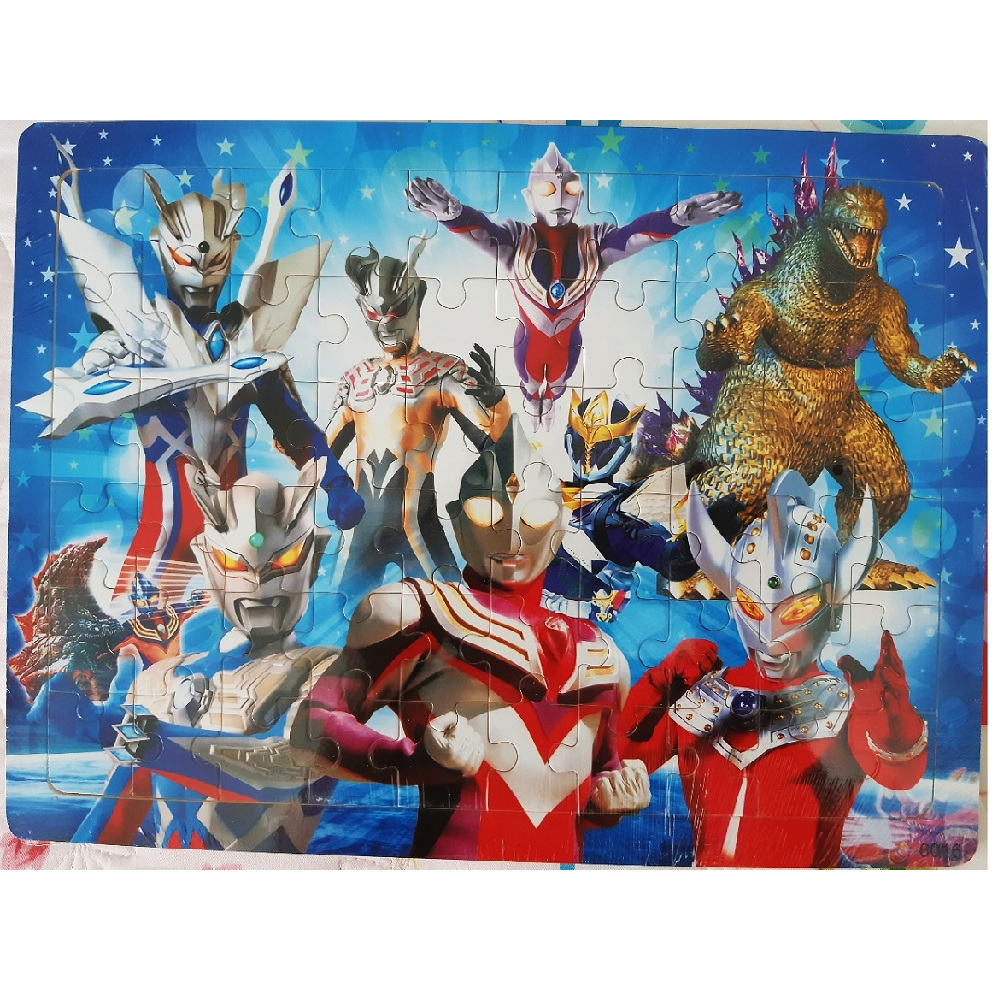 Tranh Ghép Hình Người Nhện Spider Man-Siêu Nhân 9 40 60 80 100 Mảnh, Xếp Hình Siêu Nhân