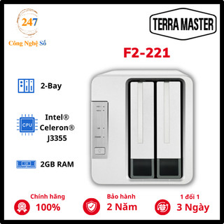 Thiết bị lưu trữ mạng nas terramaster f2-221