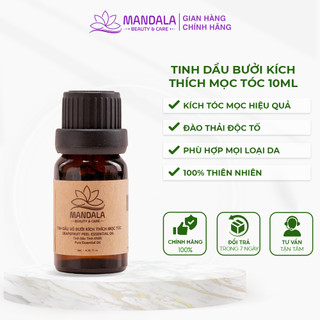 Tinh Dầu Vỏ Bưởi Mandala Kích Thích Mọc Tóc, Kích Mọc Tóc Dạng Bôi 10ml