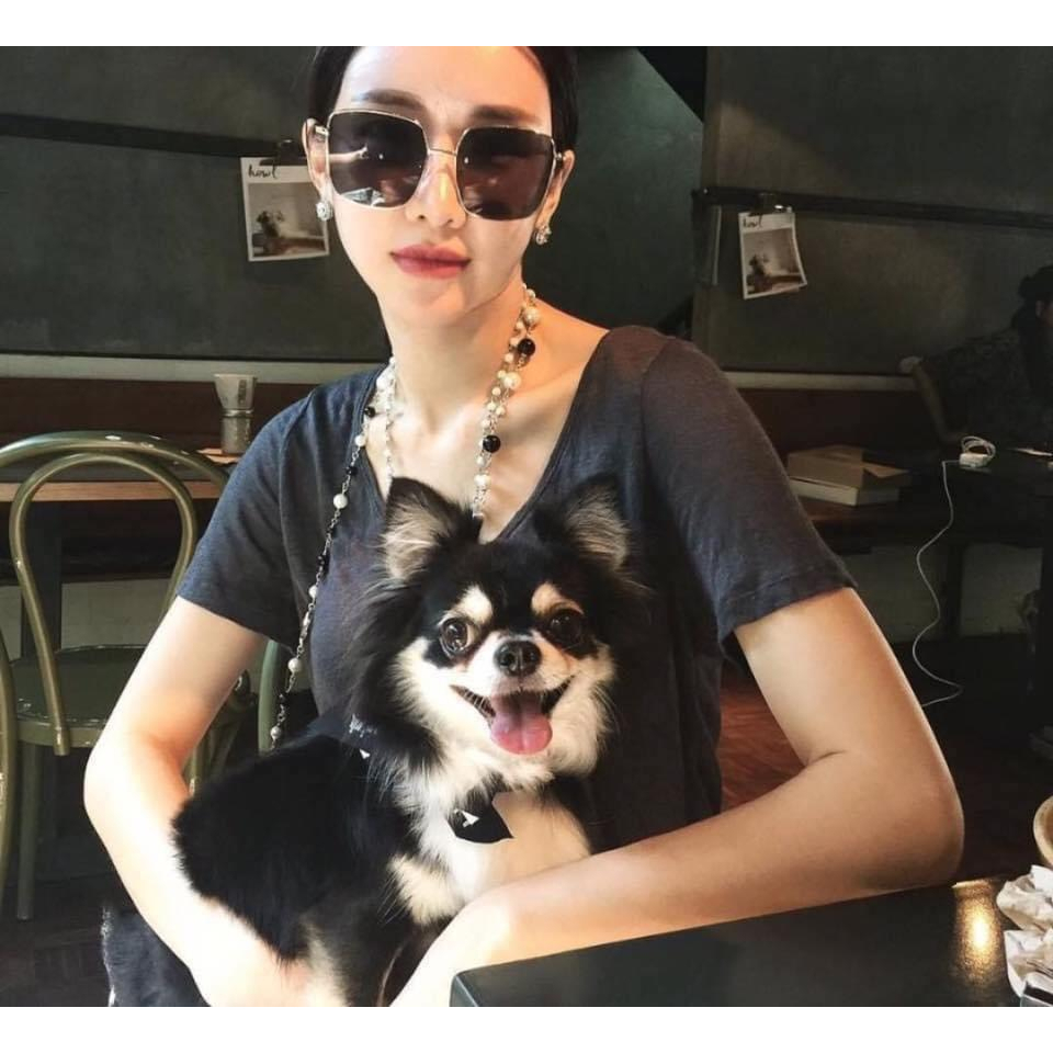 Kính mát Dior DiorStellaire1 gọng havana/gold, mắt xanh DiorStellaire1 J5G Gold