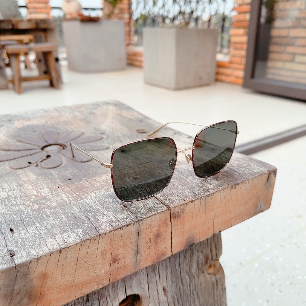 Kính mát Dior DiorStellaire1 gọng havana/gold, mắt xanh DiorStellaire1 J5G Gold