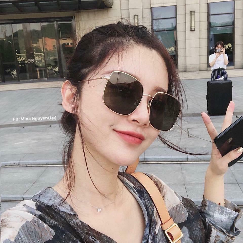 Kính mát Dior DiorStellaire1 gọng havana/gold, mắt xanh DiorStellaire1 J5G Gold