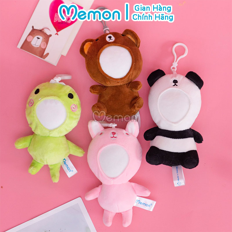 Gấu Bông In Ảnh Cao Cấp Memon