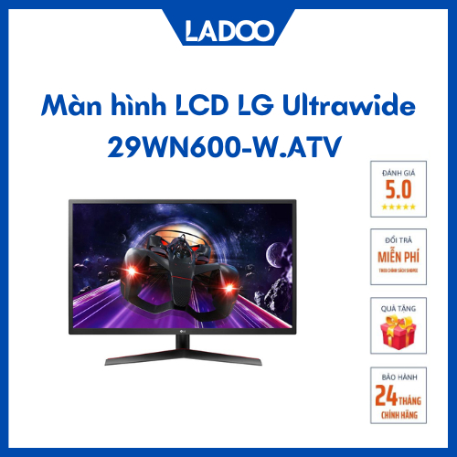 Màn hình LCD LG 29 inch Ultrawide 29WN600-W.ATV (WFHD| IPS| 75Hz| HDMI+DP)- BH chính hãng 24 tháng